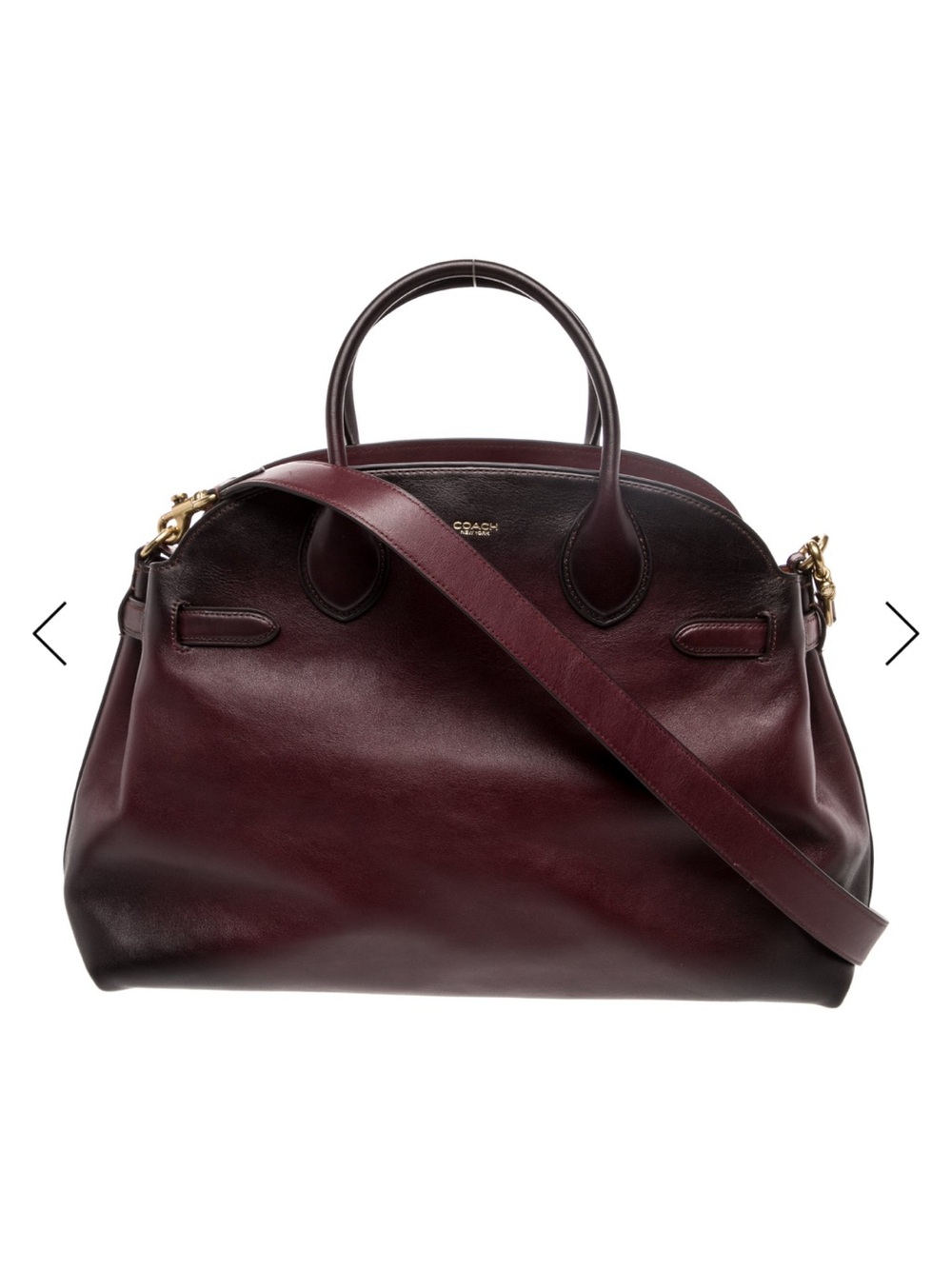 Coach Empire 40 Merlot. NWT - Picture 3 of 5
